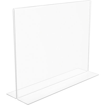 Anti-Glare Double Sided Sign Holder