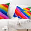 Crayons multicolores multicolores - Coussin imprimé abstrait