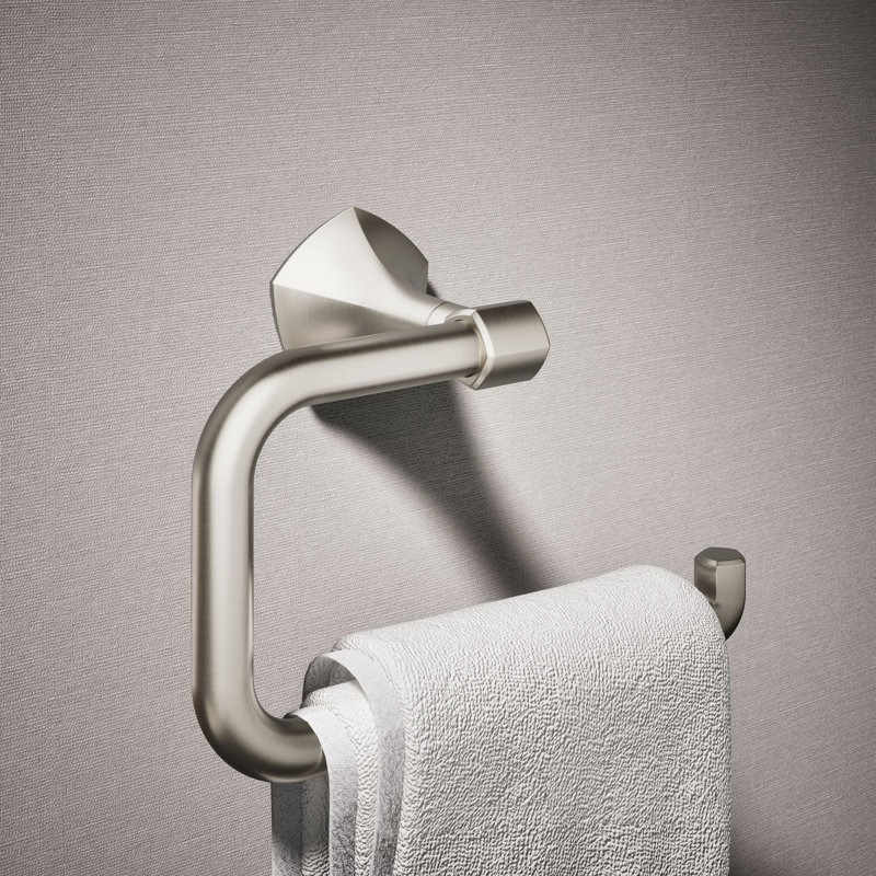 Occasion Towel Ring, Brushed Nickel