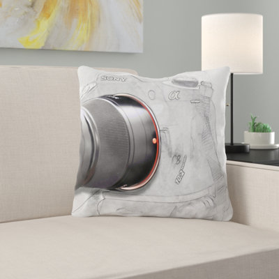 Outdoor Reversible Throw Pillow