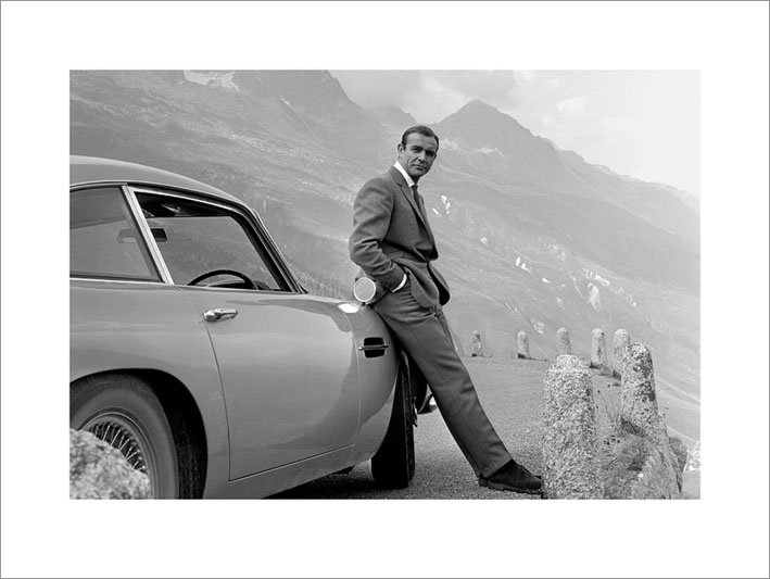 James Bond - No Frame Print, 40cm H x 40cm W x 3.8cm D, Paper