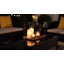 Ensemble de meubles de patio en rotin PE 4 pièces avec table basse en verre et coussins lavables-130465977-130465976