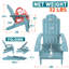Chaise Adirondack pliable avec repose-pieds-71613317
