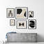 Neutral Shapes  - set of 6  by 1x Studio, Urban Road Framed Wall Art Prints-61825530-61825529