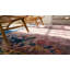 Hand Knotted Wool Area Rug in Purple