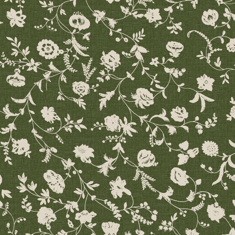 Repose-pieds Jebb, Robina olive floral