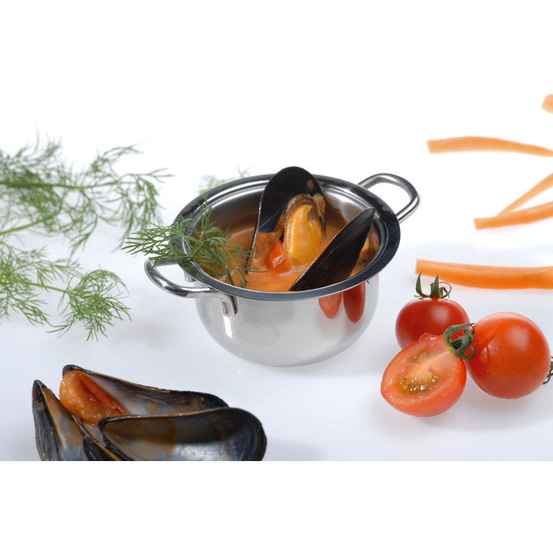 Mini pots à couvercle en acier inoxydable 18/10 2,5 oz BergHOFF