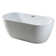Bali Freestanding Soaking Bathtub with Chrome Drain
