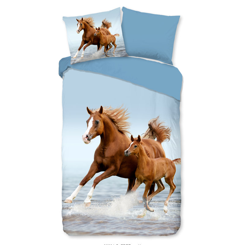 No Pattern Duvet Cover Set with Pillowcases