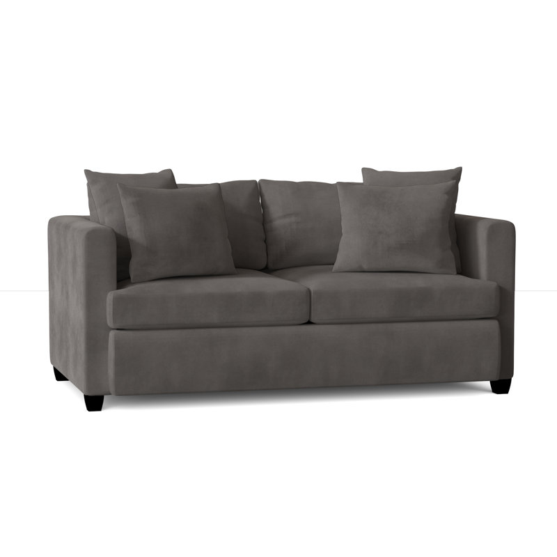 Joassin Upholstered 72'' Sofa, Bulldozer Graphite