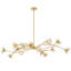 Coquette 14 Light Crystal LED Linear Pendant-495457708