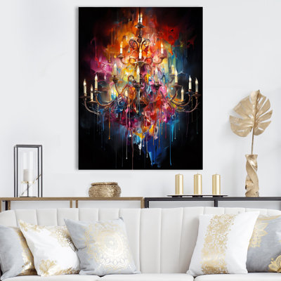 Jahzi Chandelier Harmony In Chaos I, reproduction d'art sur toile