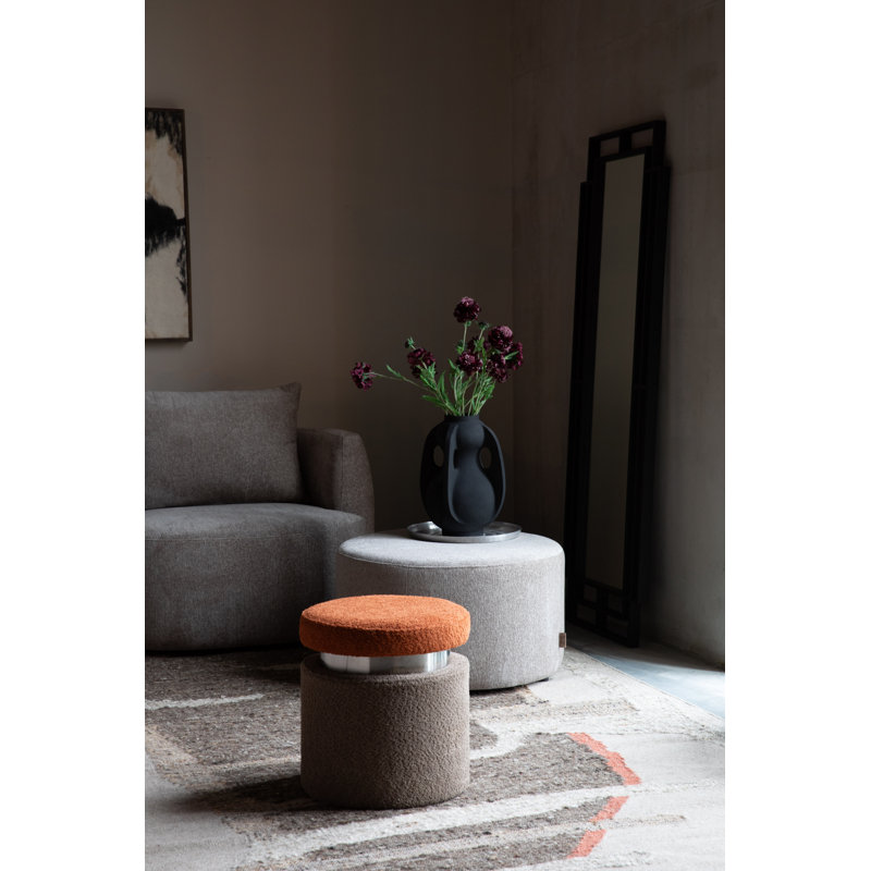 Repose-pieds Pouf, Brun