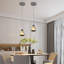 1 - Light Black LED Sphere Pendant