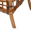 Fauteuil moderne en rotin brun naturel bohémien Bali & Pari Birty
