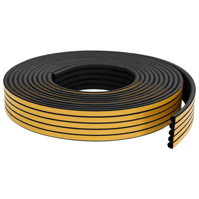 vidaXL Self-Adhesive Window Seal EPDM Foam Easy To Cut Grid-Pattern Strip Door