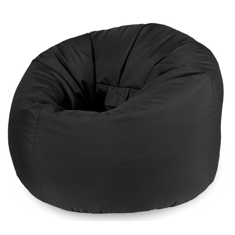 Attenborough Outdoor Friendly Bean Bag, 80cm H x 70cm W x 70cm D, Black