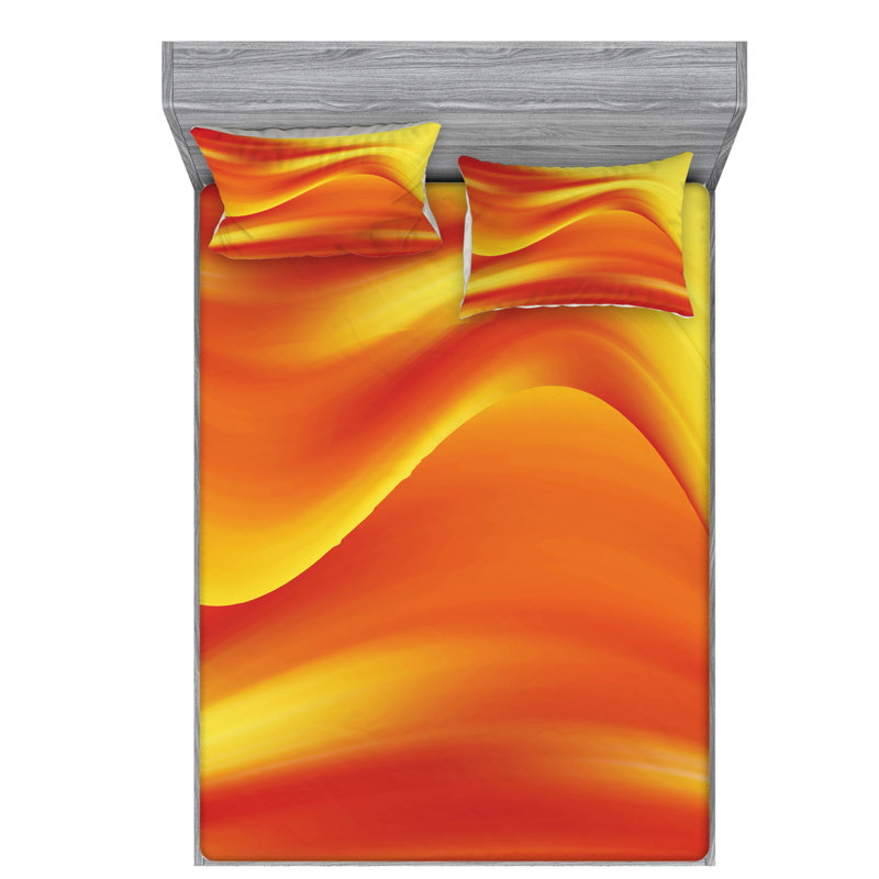 Microfiber Sheet Set, Queen Sheet Set with Fitted Sheet