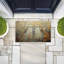 Paillasson Ghost in Autumn Meadow, design par Creative Studio, 18 po x 30 po