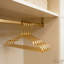 40-Packpremium Matte Gold Aluminum Hangers – Ultra-Sleek, Durable, And Lightweight For All Your Garments-712808679