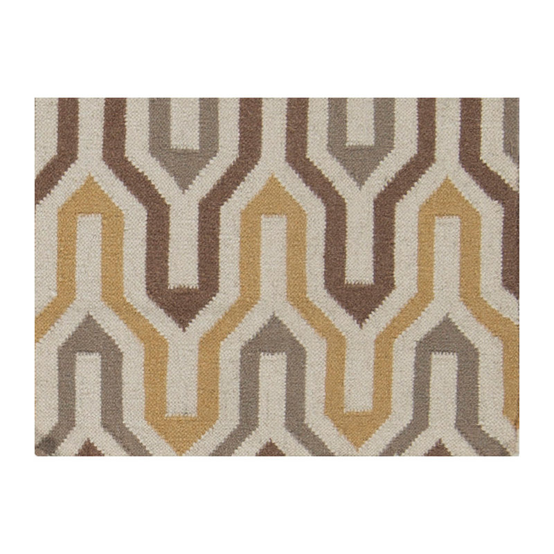 Robby Flatweave Wool Chevron Indoor Rug, Rectangle 3'6" x 5'6"