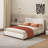 Full Size Bed Frame (White)