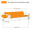 Causeuse-coussin modulaire en cuir véritable kaki-129162939