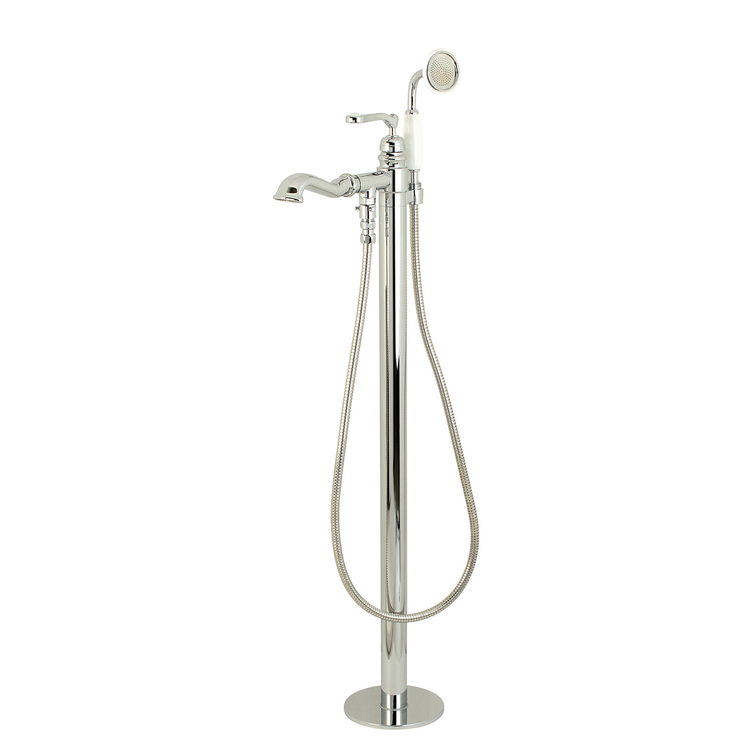 Royale Freestanding Tub Faucet with Hand Shower, Chrome