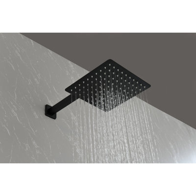 Shower Faucet Set Shower System Rainfall Shower Head with Handheld Sprayer Bathroom Luxury Rain Mixer Combo Set, Rough-in Valve Included