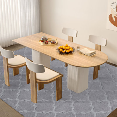 Monfield Non-Slip Geometric Doormat