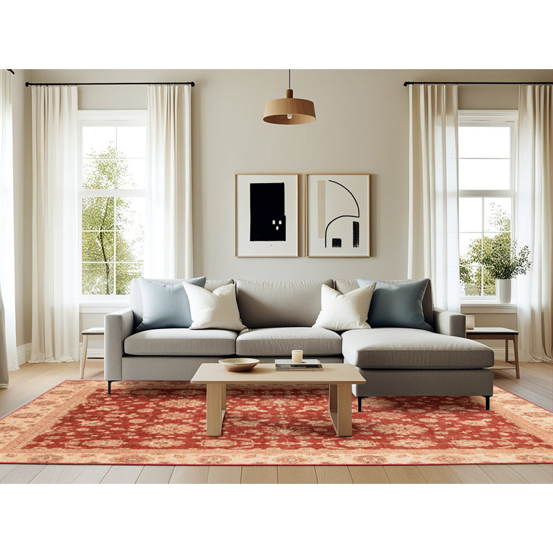 Abstract Indoor Rug, Rectangle 6' x 9'