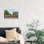 Bikes And Houses Along Canal At Dusk, Amsterdam, North Holland by Panoramic Images - Wrapped Canvas Print-1348895622