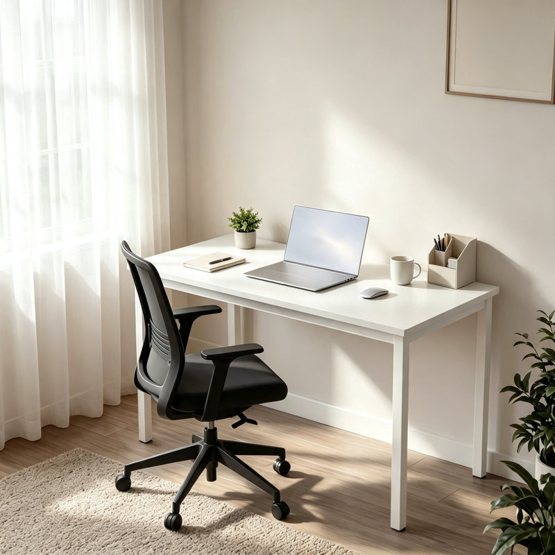 Metal Base Computer Desk