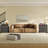 Allete Modern Fluted 2-Drawer Nightstand With Charging Station-2042470090