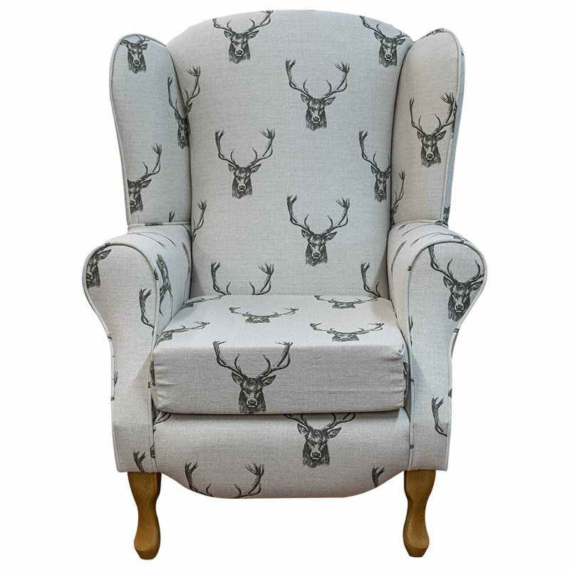 81Cm Wide Cotton Armchair