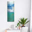 Art mural en métal luxueux «Free Run 2» par Renee Kaelber, 12 po x 36 po-117049965