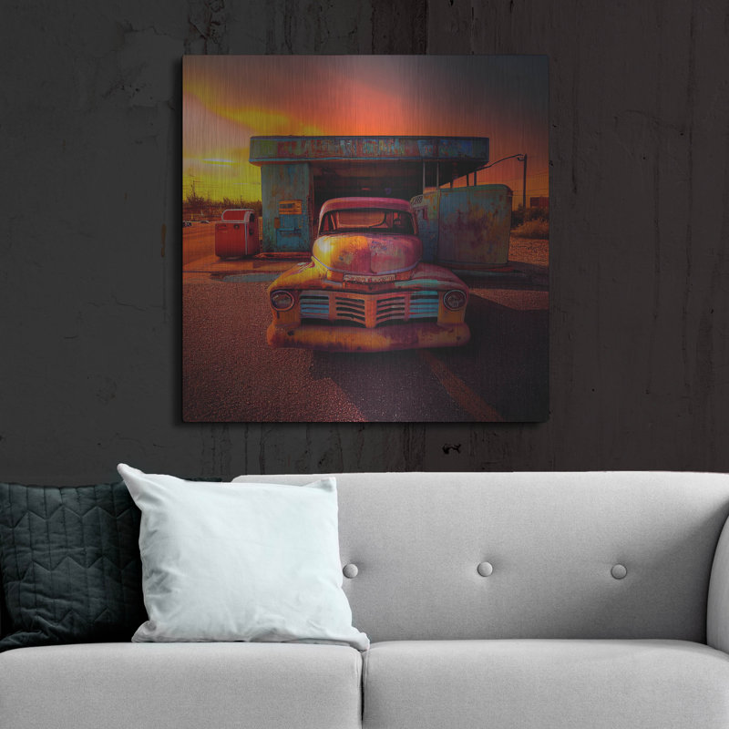 «Route 66 6» par Ray Heere, H 36 po x l 36 po