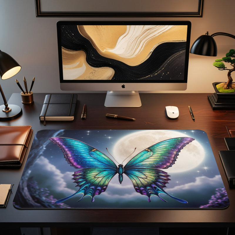 Polyester Desk Pad, 14.4x12.1