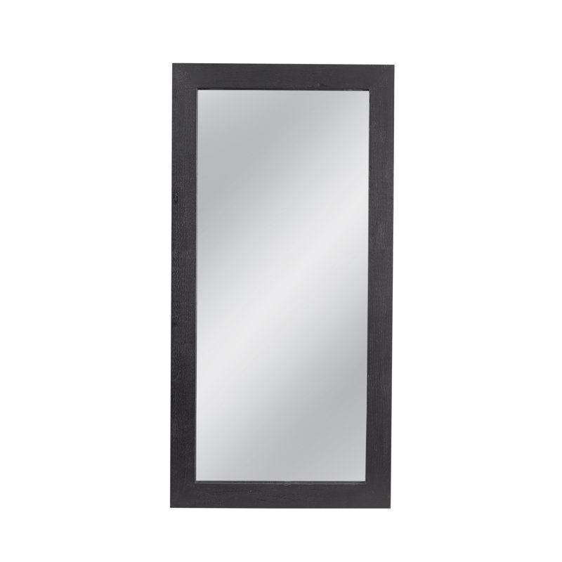 Solid Wood Rectangle Floor Mirror