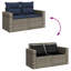 62cm Wide Patio Sofa with Cushions