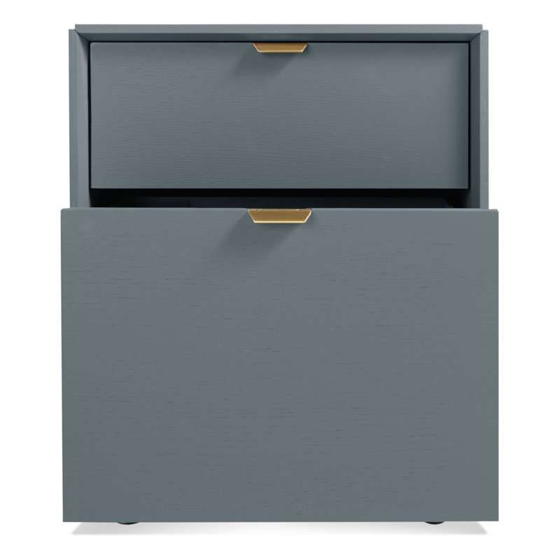 Dang 2 - Drawer File Cabinet, Marine Blue