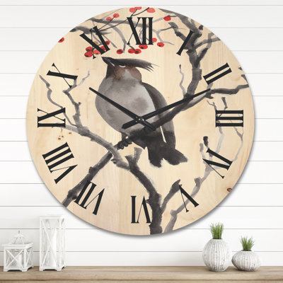 Solid Wood Wall Clock