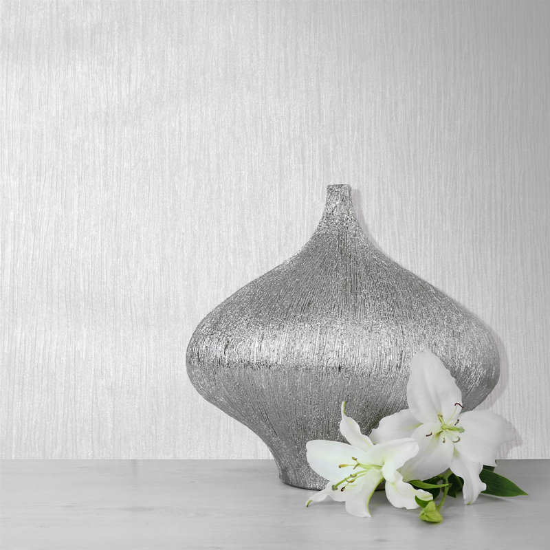 Arrilla 10m x 53cm Matte Wallpaper Roll, White