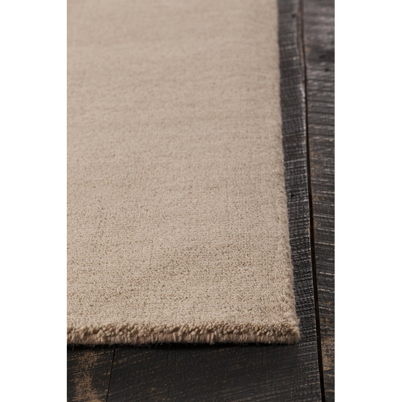 Gabi Hand-Knotted Beige Area Rug, Rectangle 7'9" x 10'6"