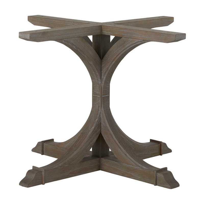Adams 60" Pedestal Dining Table, Vintage Gray