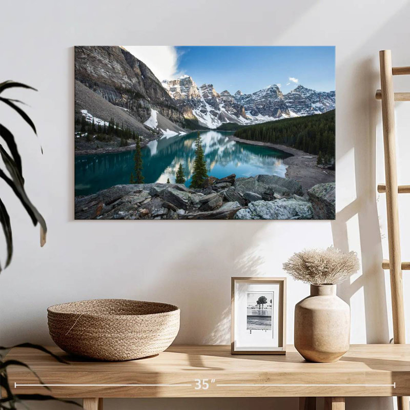 Lac Moraine bleu Alvord Glacial, H 16 po x l 24 po