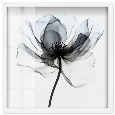 Art floral bleu Midania II par Art Remedy