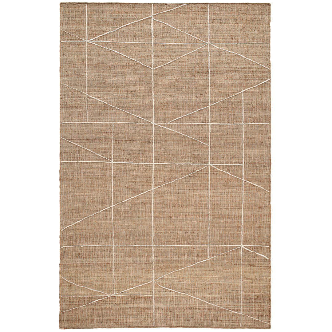 Judson Natural/Ivory Handwoven Jute Rug Dash and Albert Rugs Rug 