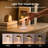 2 Pack Cordless LED Mushroom Lamps–4-Level Touch Dimmable with Memory, 55°Rotatable Head & Golden Finish, 2000 mAh Rechargeable Nightstand Lights for Bedside, Desk, Dining Room, Home Decro