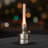 Oil Lamp - Extra-Bright Hurricane Lamp with Antique-Style Nickel Body and Glass Chimney - Decorative Kerosene Lantern with Adjustable Wick - Oil Lamps for Indoor Use by Kings County Tools